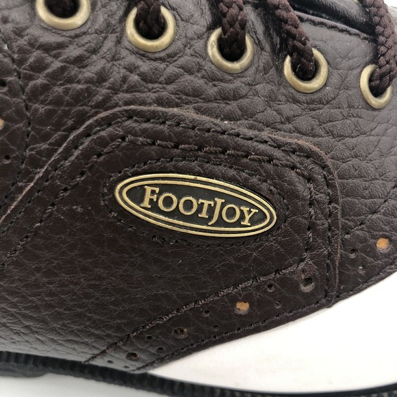 Footjoy Extra Comfort Mens Golf Shoes 7 M White Brown Saddle 57703 Soft Spikes main image 10
